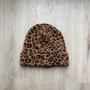 Leopard Print Beanie | OS
